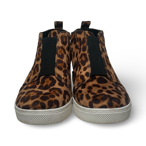 Torrid Leopard Faux Suede High-Top Wedge Sneaker (Size 10W) - Picture 6 of 7
